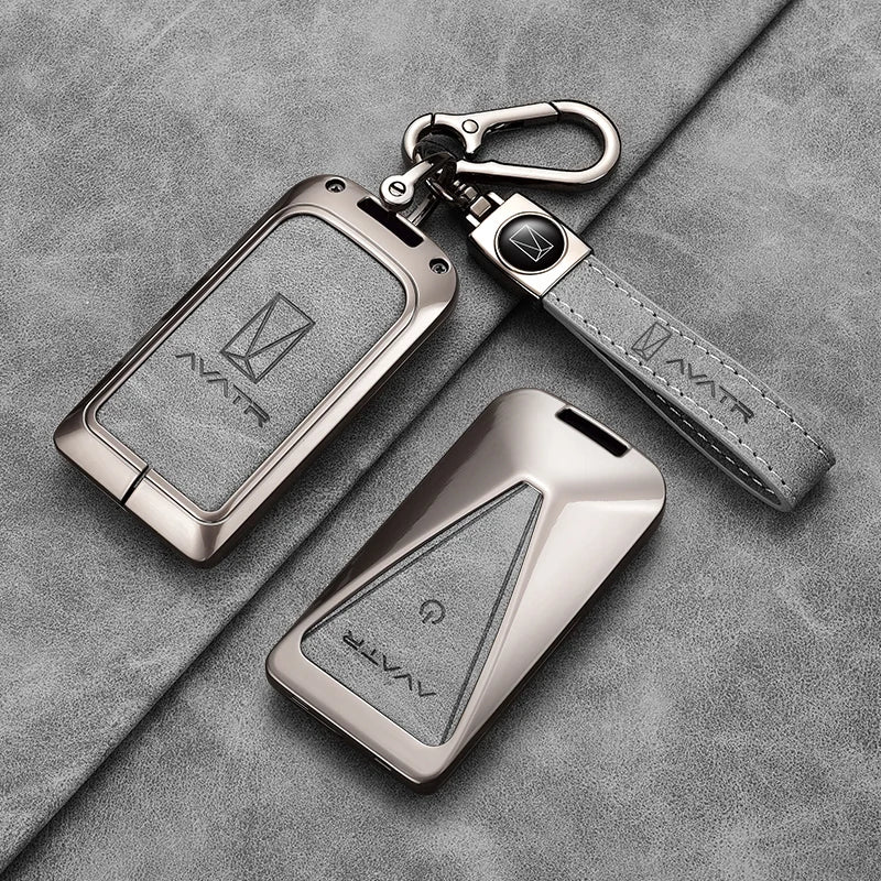 For AVATR 07 06 11 12 Zinc Alloy Key Cover Key TPU Anti-Scratch Key Case Protector Cover Premium Keychain Buckle Car Accessories
