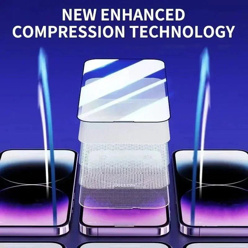 3Pcs Oleophobic Coating Dust Free Easy Installation Screen Protector for IPhone 17 16 15 14 13 12 11 15Pro Max Glass 16 Plus Air Car Mobile World