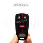 Remote 4 Buttons Key Case Keychain Shell Fob For Audi Q5 Q7 TT A4 B9 A5 S4 S5 SQ5 TT 2021 2022 2023 Silicone Key Holder Cover CM World