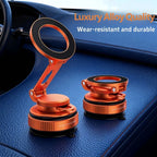 Vacuum Magnetic Car Phone Holder 360 Swivel Dashboard Mount, Strong Suction Metal Stand for iPhone Android Navigation