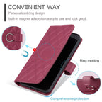 Luxury Leather Flip Phone Case For iPhone Air 17 18 16 15 Plus 14 13 Pro Max 11 12 Pro XR X XS Max Wallet Bracket Protect Cover