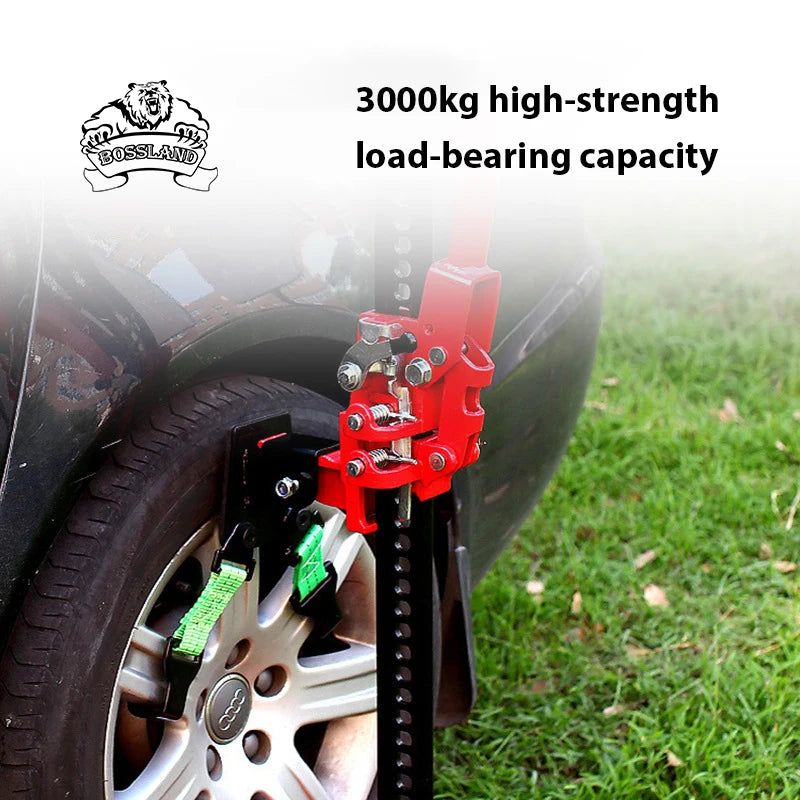 3000Kg/6600Lbs Heavy Duty Steel Hi Lift-Mate Wheel Lifter Separated Farm Jack 4X4 Offroad SUV Truck Lift Recovery Accessory