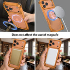 Eary for iPhone 17 Pro Max Air Phone Case Aluminum Alloy Metal Frameless Shell for Magsafe Minimalist Anti-Drop Protective Cover Car Mobile World