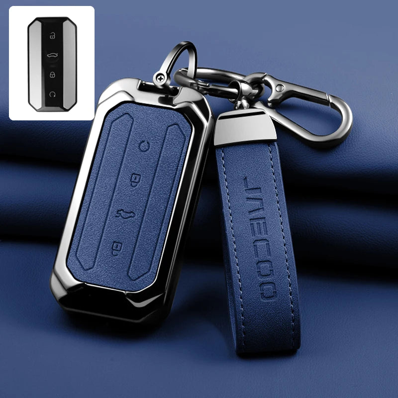For Chery Jaecoo J5 J7 5 7 2025 2026 Keychain and Keyring Car Interior Accessories Zinc Alloy Car Key Protective Cover Suitable