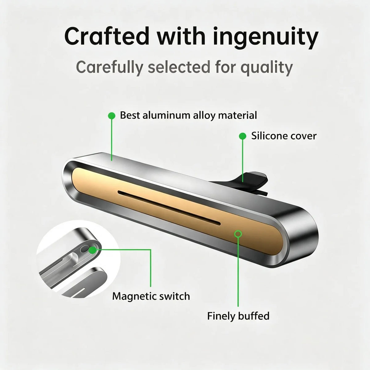 Luxury Car Air Freshener Long Lasting Fragrances Auto Air Outlet Perfume Freshener Car Aroma Diffuser Vent Clip