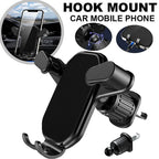 Car Phone Holder Air Vent Clip Mount Mobile Cell Stand Smartphone GPS  for iPhone Samsung Xiaomi For 4.7-6.7 Inch Mobile Devices