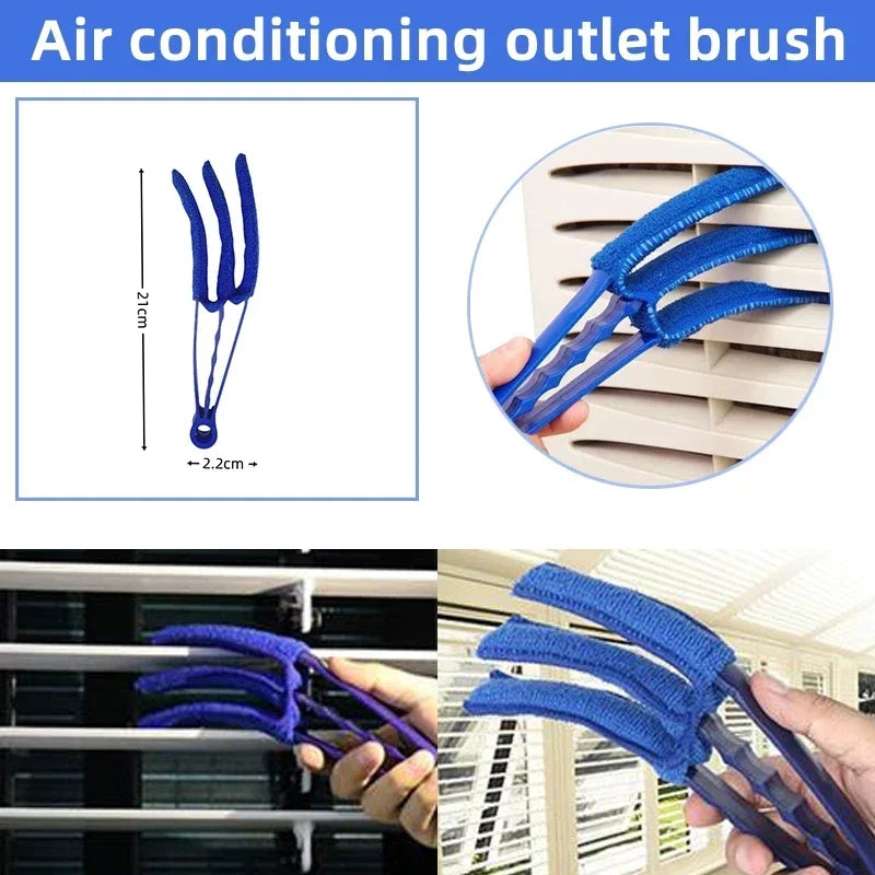 15pcs Auto Air Vent Cleaning Kit Car Detailing Brush Set - Vehicle Interior Gaps Outlet Maintenance Tools