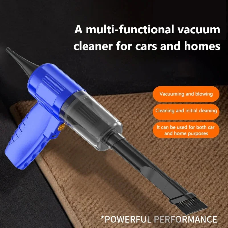 Lenovo 2026 Wireless Car Vacuum Cleaner Multifunctional Portable High-Power Suction And Blowing Integrated Cleaning Appliance Car Mobile World