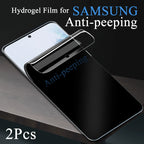 S23Ultra S22+ S21FE Privacy Screen Protector For Samsung Note 20Ultra S20FE S21+ Soft Anti-peeping Hydrogel Film Galaxy S10 9 10 Car Mobile World