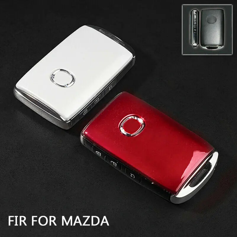 Car Remote Key Fob Cover Case Holder Keychain Shell Fit For Mazda CX30 CX60 CX90 CM World