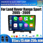 Android OS Car Radio Multimedia Player For Land Rover Range Sport 2005 - 2011 Wireless Carplay GPS Navigation Car Accessories 4G CM World