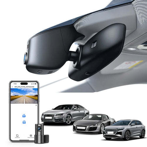 4K Car DVR Dash Cam GPS WiFi & APP For Audi A3 A4 b8 A5 b9 A6 A8 S7 Q3 Q5 Q7 Q8 S3 S4 S5 S6 C5 C6 C7 E-Tron 2019-2026 (Model A) Car Mobile World