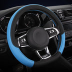 38cm 15inches Universal Car Steering Wheel Cover Artificial Leather Rubber sport stylish Non-slip Auto Interior Accessories Kits