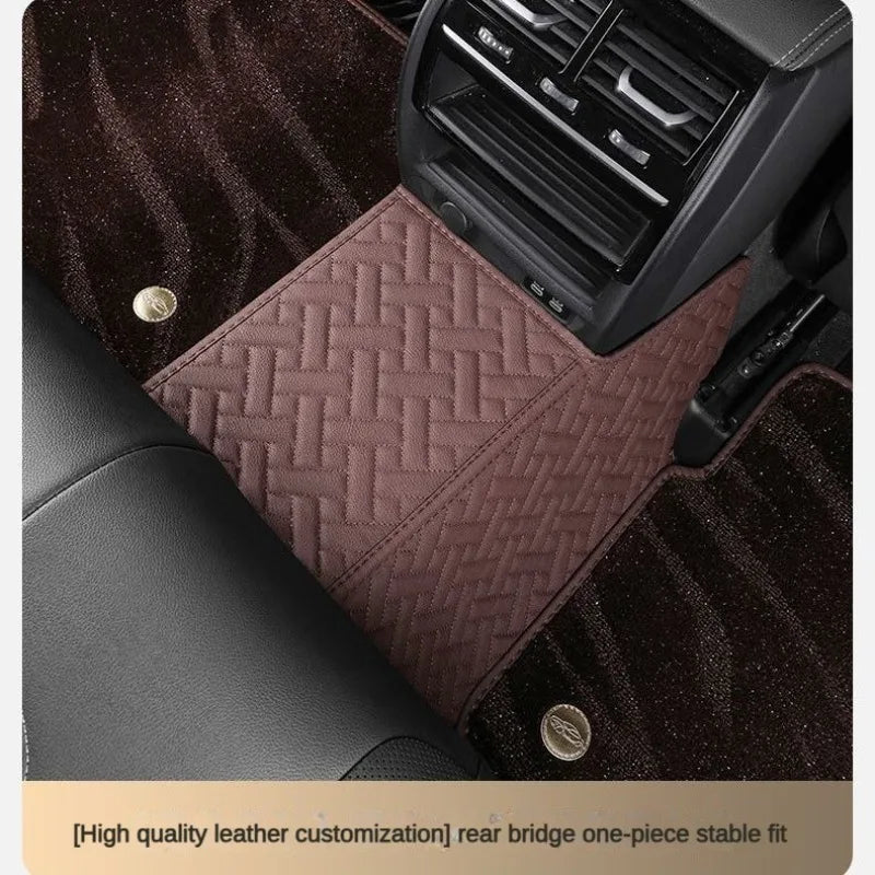 Customized car specific foot mats, double layered carpets for all models LHD RHD 2007-2025 new starry sky carpet accessories