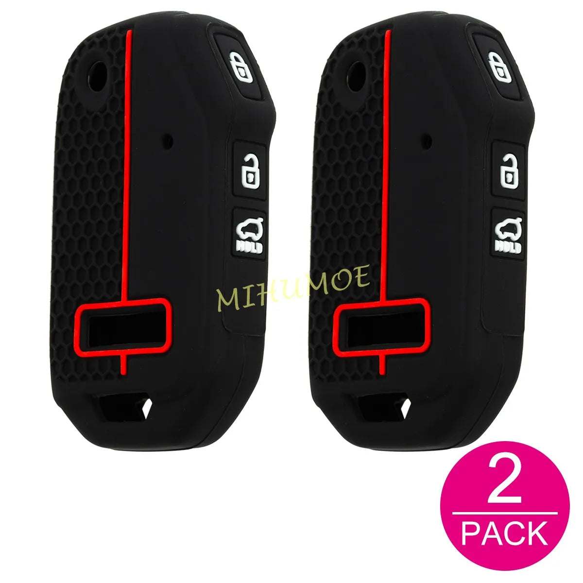 Car 3 Buttons Flip Key Case Cover ShellFor 2019-2025 Kia Ceed K3 K8 Sportage Soul Niro Seltos LX Cerato Picanto Silicone CM World