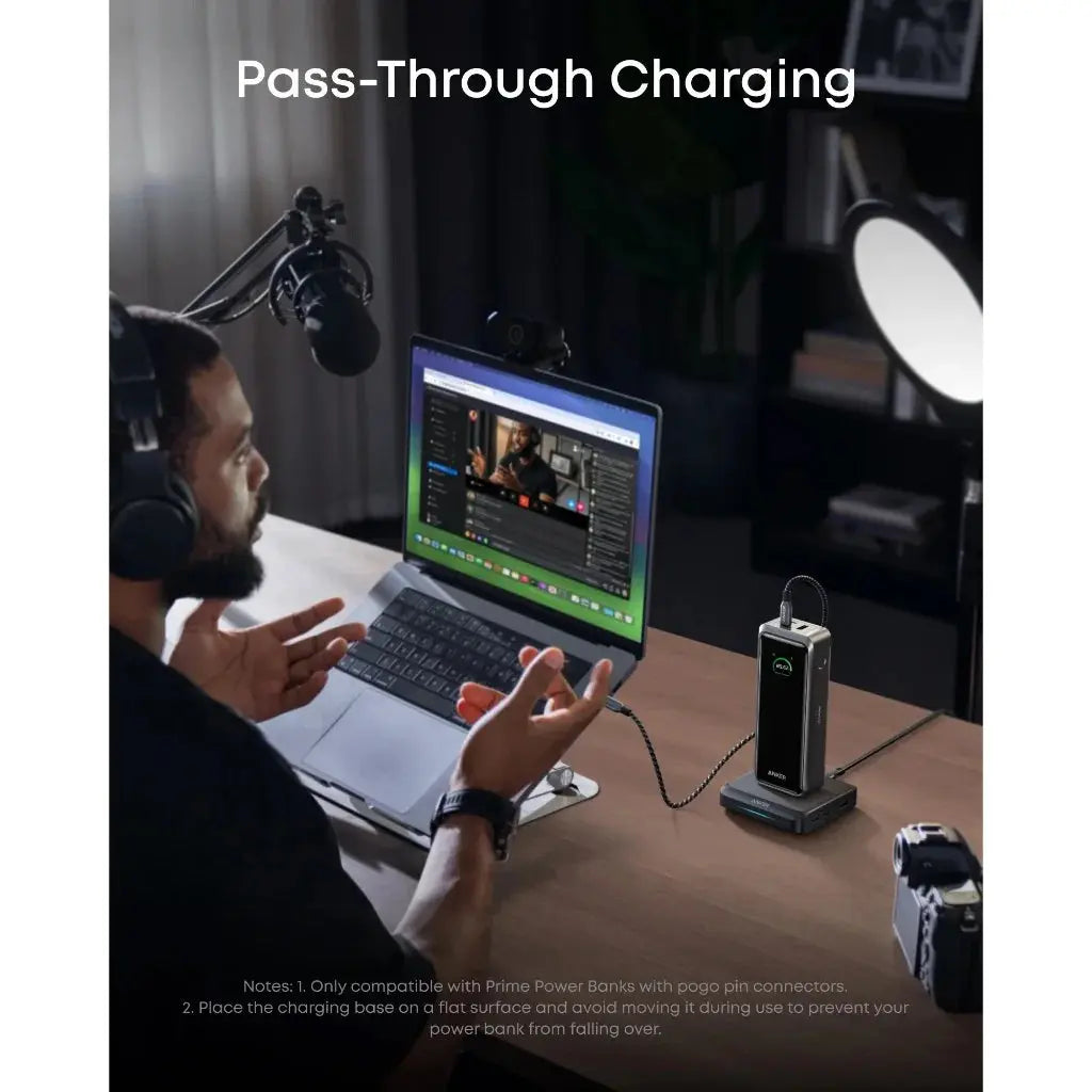 Anker Prime 150W Charger Multi-Port Magnetic Base Type-C Fast Charging for iPhone 16 15 Pro Max iPad MacBook Laptop Car Mobile World