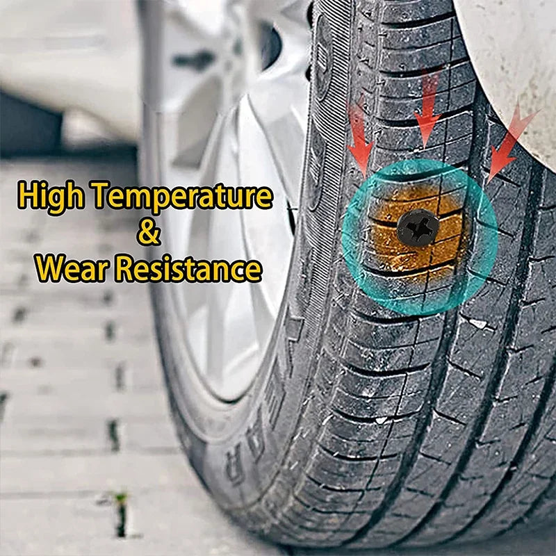 10-100Pcs Emergency Tire Puncture Repair Nails Universal Car Motorcycle Bike Vacuum Tyre Repair Nail Quick Fix Tool Kit CM World