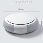 H12 HEPA Air Purifier PM2.5 Smoke aromath Air Fresher Usb Air Circulator Electric Vehicle Aromatherapy Accessories Black White CM World