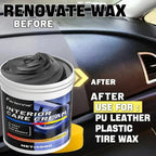 NEW Heavy-Duty Car Plastic Renovator Wax - Fast-Acting Scratch Repair, Restores & Protects Car Bumpers, Interiors, Dashboard, D CM World