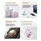 Anker Ultra 70W GaN 3-Port Fast Charger A121A PD PPS QC3.0 USB-C USB-A Charging Block For iPhone 16 Huawei Xiaomi Laptop Car Mobile World