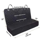 Dog Car Seat Cover Pet Travel Carrier Mattress Waterproof Dog Car Seat Protector With Middle Seat Armrest For Dogs Car Mobile World