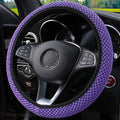 Car Steering Wheel Cover Skidproof Durable Fabric Soft Steering Universal Wheel Sleeve Covers Auto Interior Car Accessories