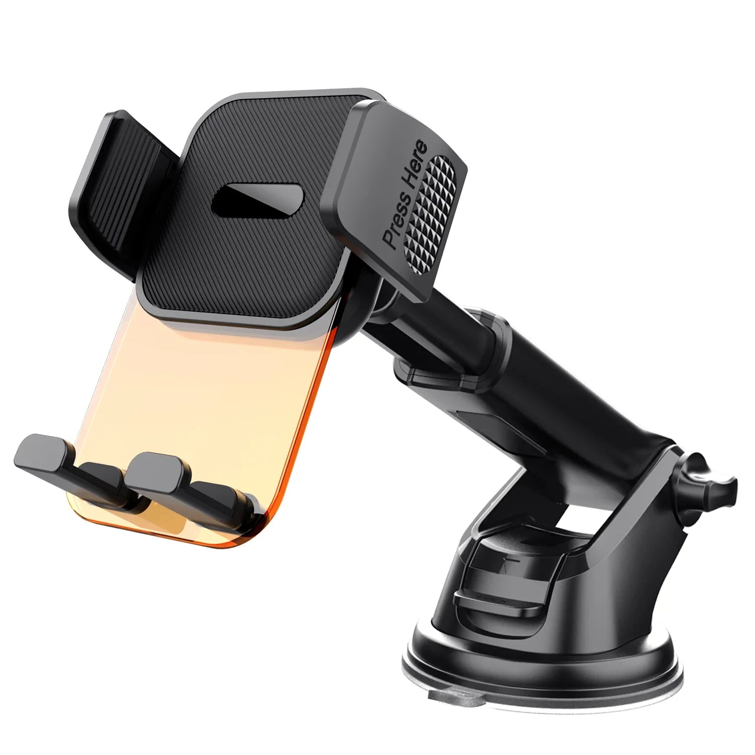 Car Cell Phone Holder Cellphone Mount for Dashboard Windshield Auto Dash Mobile IPhone Support Fit 4.7-7" Smartphone Auto Supply CM World