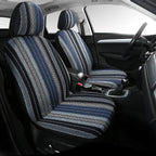 Car Seat Cover Front Set rear Seat covers Washable Breathable Striped Woven Cloth Covers CM World