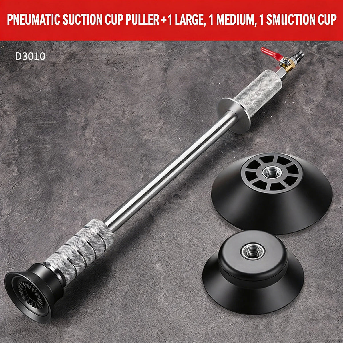 Car Dent Puller Pneumatic Suction Cup Sheet Metal Pulling Hammer Car Repair & Maintenance Manual Dent Repair Tool Paint Safe