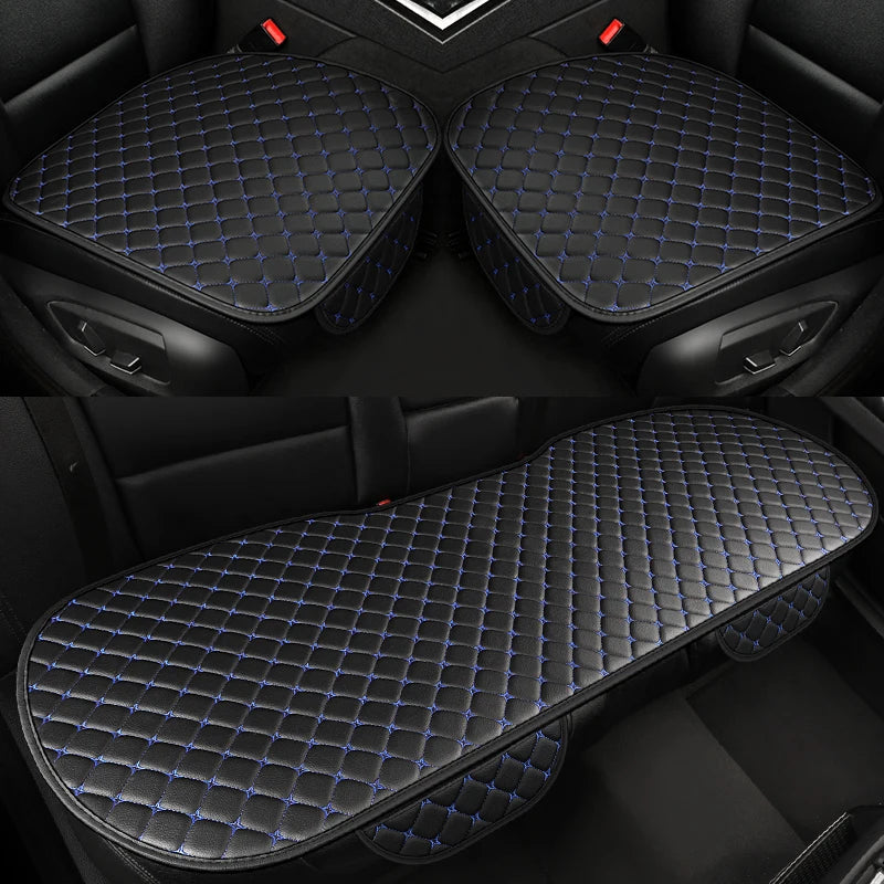 Comfortable Napi Four Seasons Universal Seat Cushion Car Seat Cushion Star Embroidered Back Row Anti slip Five seater CM World
