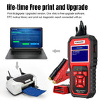 2026 KONNWEI KW870 Car Moto Battery Tester 6V 12V OBD2 Professional Diagnostics Tool Scanner Cranking Charging Test Tools 2 In1