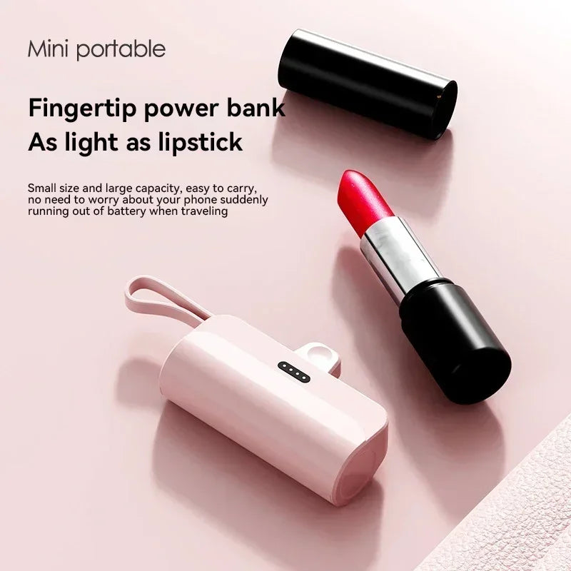 Lenovo 500000mAh Capsule Power Bank Large Capacity Super Fast Charging Powerbank Portable CCC External Battery For iPhone Huawei