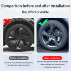 For Tesla Model Y Juniper 2025 4PCS 19 Inch Wheel Cap Automobile Performance Replacement Wheel Hubcap Full Rim Cover Accessories CM World