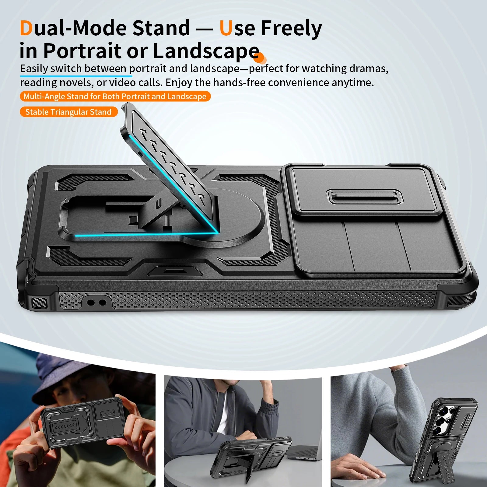Stand Function Rugged Cover Case for Samsung Galaxy S26 Ultra A57 5G S25 S24 S 26 A16 A56 A36 A17 A37 A26 Cell Phone Cases Car Mobile World