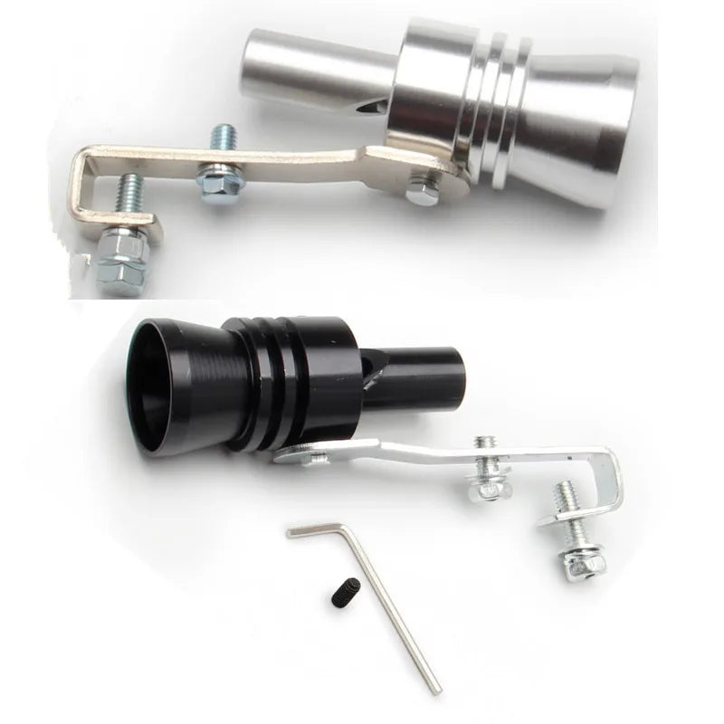 HQ General Car Motorcycle Tail Throat Whistle Turbo Exhaust Pipe Turbine Whistle Motorcycle Sound Simulator  Auto Accessories