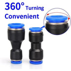 10PCS Pneumatic Fittings Quick Air Connector Hose Fitting Plastic PU PG 4mm 6mm 8mm 10mm 12mm Push Into Tube Pluglug