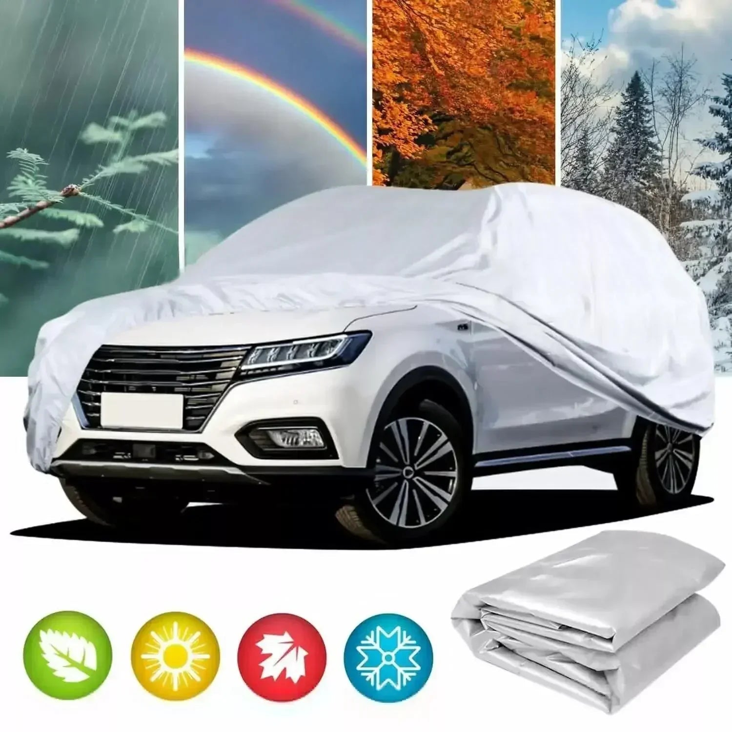 Car Covers Size Indoor Outdoor Full Auot Cover Sun UV Snow Dust Resistant Protection Cover for Sedan SUV S/M/L/XL Car Mobile World