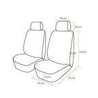 AUTOKING 4pcs/9pcs  Universal Polyester Car Seat Cover Set Car Accessories Interior Fit For Most Car, Truck, SUV, or Van CM World