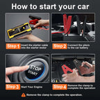 New GKFLY 24000mAh Car Jump Starter Power Bank 8000A 88.8Wh Car Battery Charger Auto Emergency Booster Starting Device