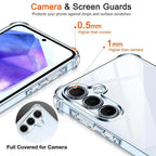 Protector Transparent Case For Samsung Galaxy S25 S24 S23 S22 A16 A26 A36 A56 A15 A35 A55 A14 A34 A54 A13 A53 A52 5G Clear Cover Car Mobile World