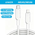 Anker 310 USB C to Lightning Cable MFi Certified For iPhone 14 13 Series Fast Charging Cable A81A5 A81A6