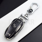For Tesla Model S Model 3 Model X TPU Car Remote Smart Key Cover Case Fob Bag Shell Holder Keychain Accessories