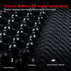 Universal Car Seat Covers Breathable Summer Cooling PU Leather Auto Front Seat Cushion Protector Beads Bamboo Seat Covers Car Mobile World