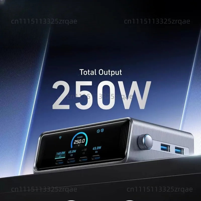 Suitable for Anker Prime 240W USB-C Charger Fast Charge GaN Charging Station A2345