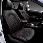 Universal Waterproof PU Leather Car Seat Covers Full Set with Split Bench Design for Sedans, SUVs, Trucks CM World