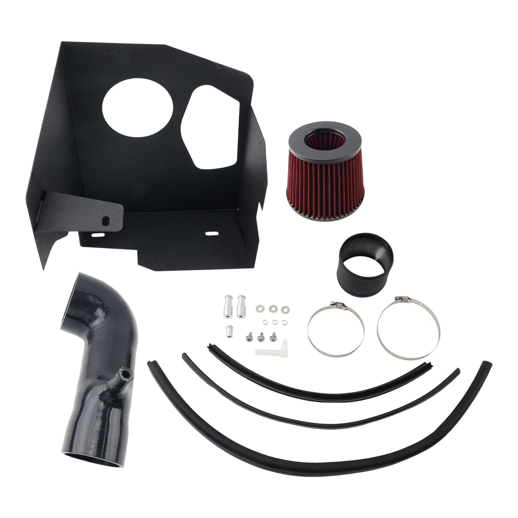 High Performance High Flow Cold Air Intake Kit Dry Filter + Heat Shield For Audi Q5 B9 2.0T 45 TFSI 2018-2024 Engine Parts CM World