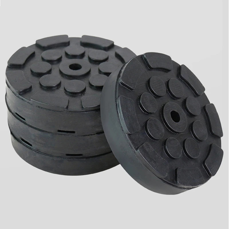 1/4PCS Car Universal Heavy Duty Round Lifting Pads Round Rubber Arm Pads Car Lift Rubbers Pads Car Repair Tool Accessories CM World