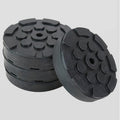 1/4PCS Car Universal Heavy Duty Round Lifting Pads Round Rubber Arm Pads Car Lift Rubbers Pads Car Repair Tool Accessories CM World
