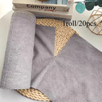 1Roll/20PCS Ultra-fine Fiber Cleaning Cloth, Reusable Disposable Towels for Household Kitchens,Roll Shaped Tear Off Wiping Wipes