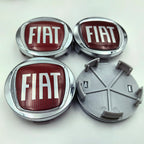 4pcs 60mm Wheel Center Hub Cap Logo Car Emblem Dust-Proof Badge Covers Styling Accessories for Fiat 500 Auto Rim Refit